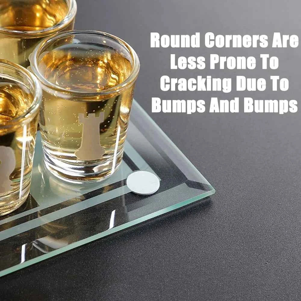 Bar Drinking Games Chess Game Set 35x35cm Party Favor With 32 Game Glasses Bar Entertainment Supplies