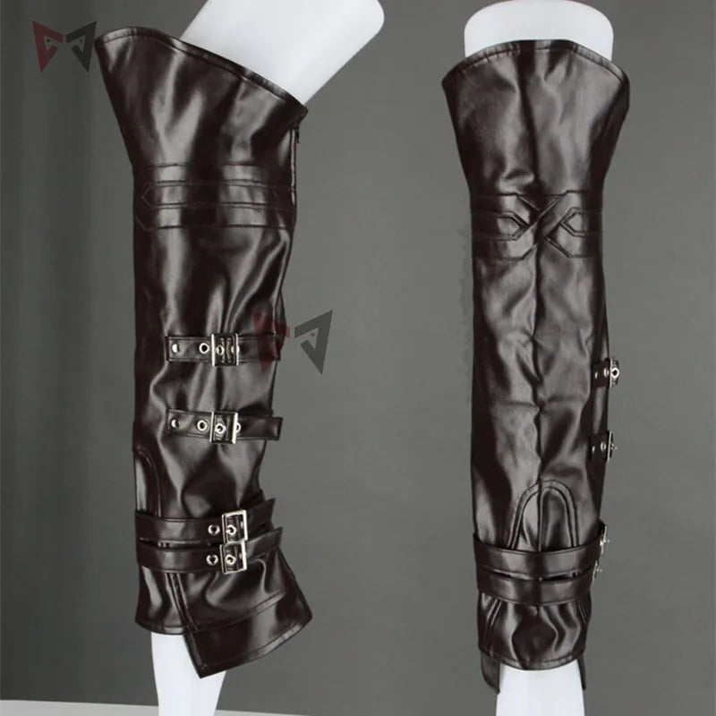 Hot Creedes Cosplay Costume Ezioes Assang Connoring Sweater Pants Coat 16 PCS Halloween Set For Man Women Custom Made - Big Tim's Magic Emporium