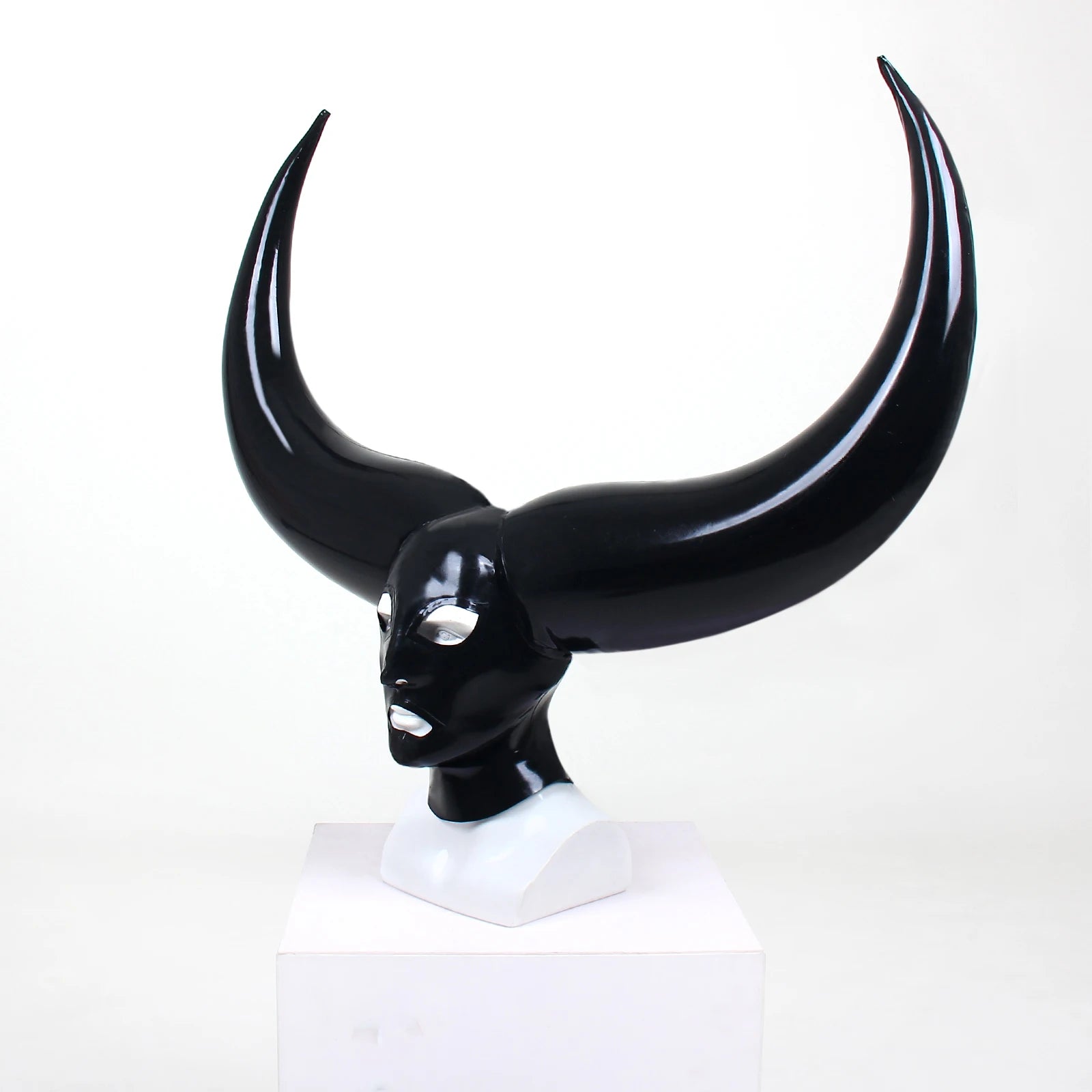 Inflatable Latex Hood Mask | Halloween & Masquerade Costume Accessory - Big Tim's Magic Emporium