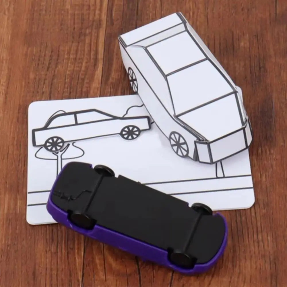 Magic Tricks Appearing Car by Hyde Ren Gimmicks Magic Show Painting Car Magic Toy Interactive Mentalism Magic Card to Paper Car - Big Tim's Magic Emporium