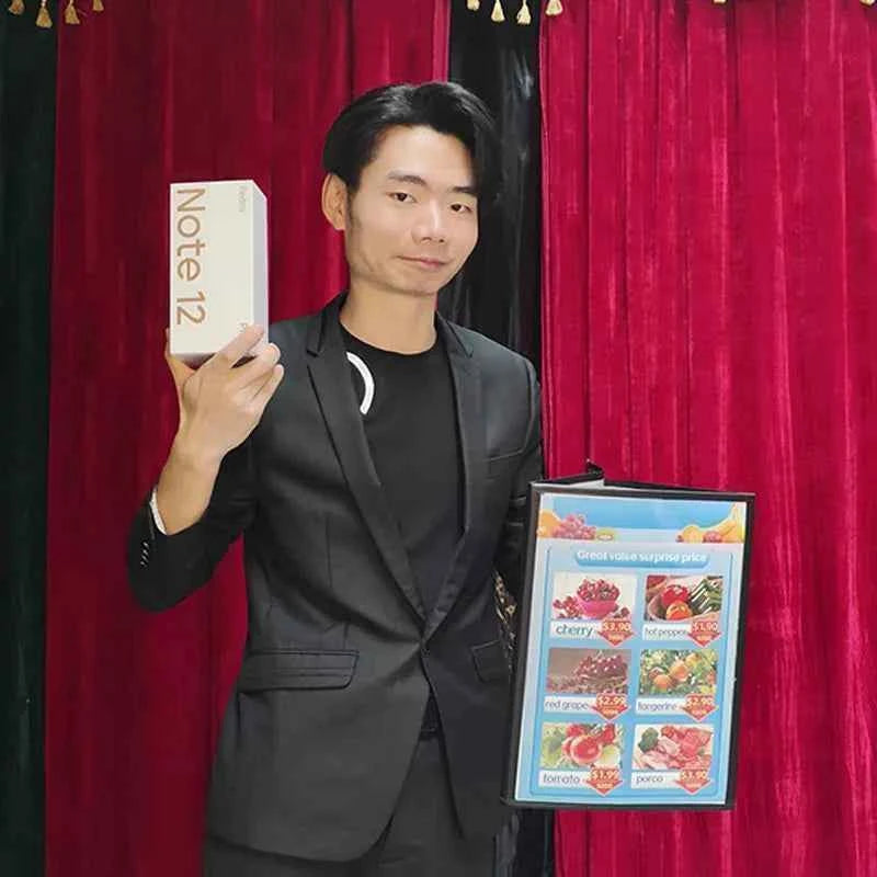 Shopping List Magic Tricks Comedy Menu With Locking Gimmick Magia Funny Stage Party Production Illusions Mentalism Props