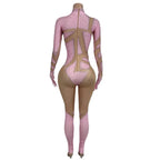 Crystal Illusion Rhinestone Bodysuit