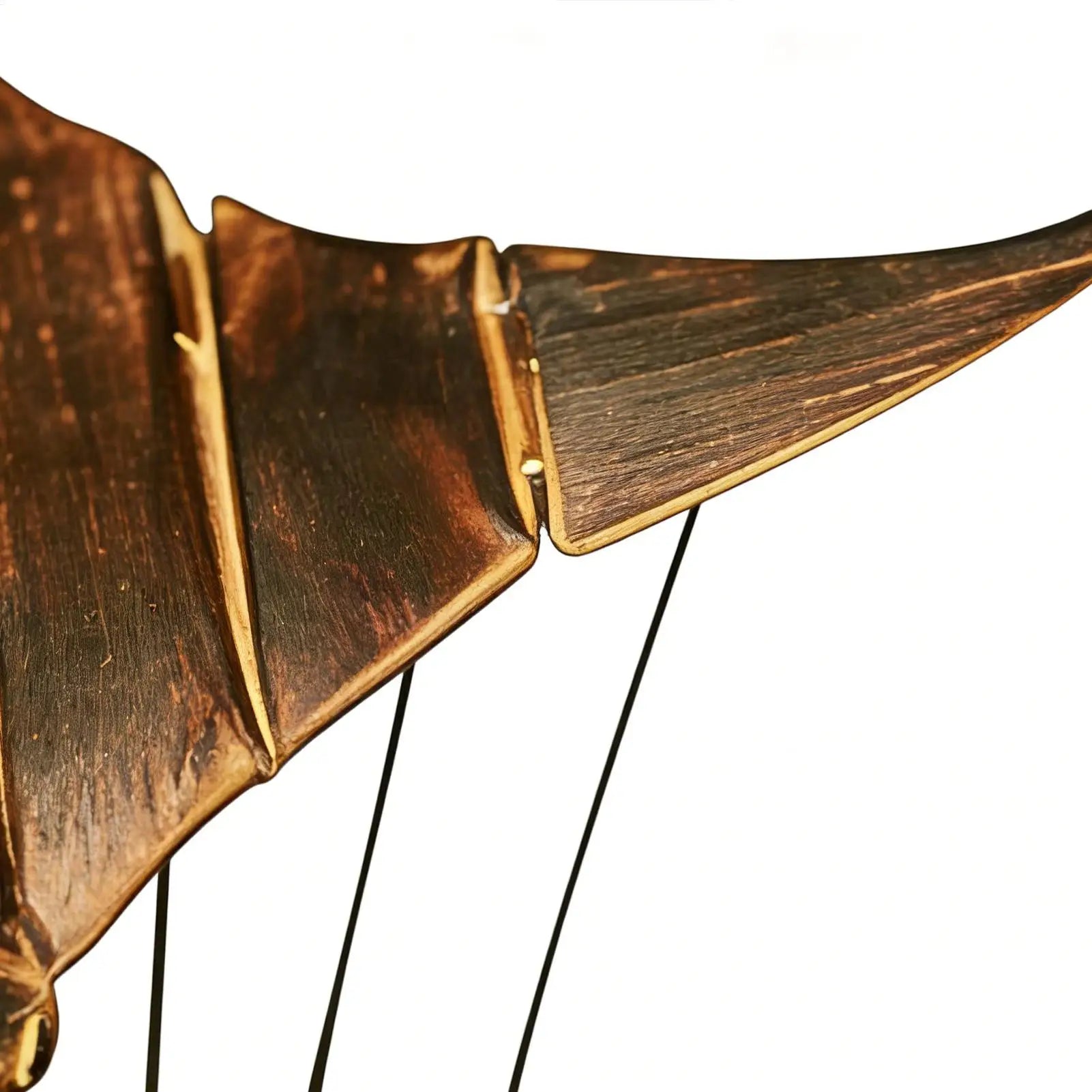Artisan Wooden Manta Ray Automaton Handcrafted Mechanical Ocean Animal Ornaments Hand-Cranked Kinetices DIY Puzzle Decoration