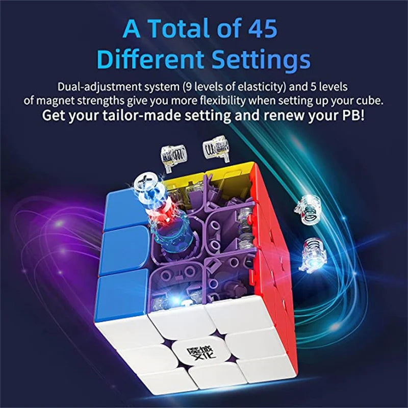 MOYU WeiLong WR M MagLev 2021 3X3 Magnetic Levitation Weilong WRM 2021 Lite Magic Speed Cube Professional Fidget Toys