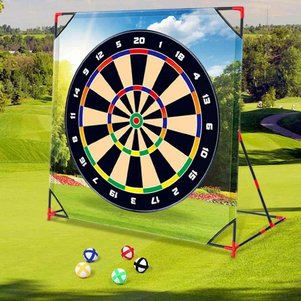 Battle Golf Chipping Game Golf Hitting Mat Sports Activities Putting Practice Toy Swing Training Tool for Home Backyard