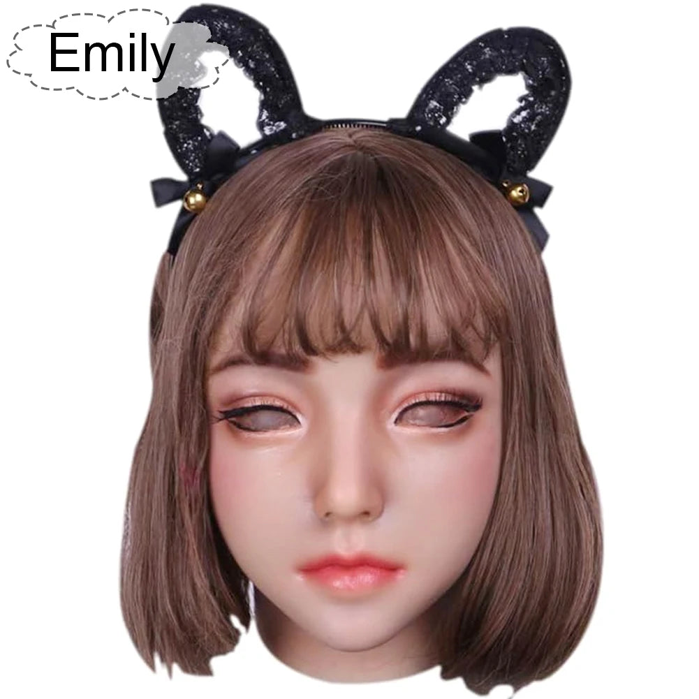 Realistic Female Mask Silicone Crossdresser Costumes Drag Queen Male to Female Crossdressing Realistic Bodysuit Skin - Big Tim's Magic Emporium