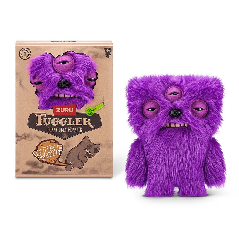 NEW Fuggler Ugly Monsters Fart Face Soft Plush Toys Butt Funny Tooth Monster Pets Dolls Stuffed Animal Toy Kids Gift Collectible