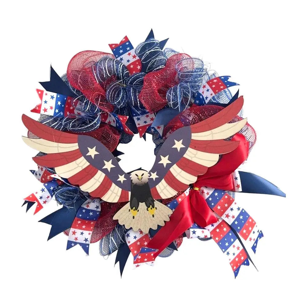 Anniversary Garland Independence Day Decor July 4Th Indoor Outdoor Door Wall Decoration Festival Home Hanging Gifts Ornament