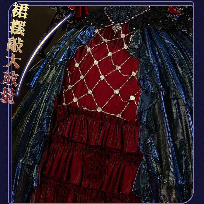 Mary‌ Cosplay Costume for Halloween Christmas Comic Exhibition Game Identity V Bloody Cute Woman S-XXL New Red Dress IN STOCK - Big Tim's Magic Emporium