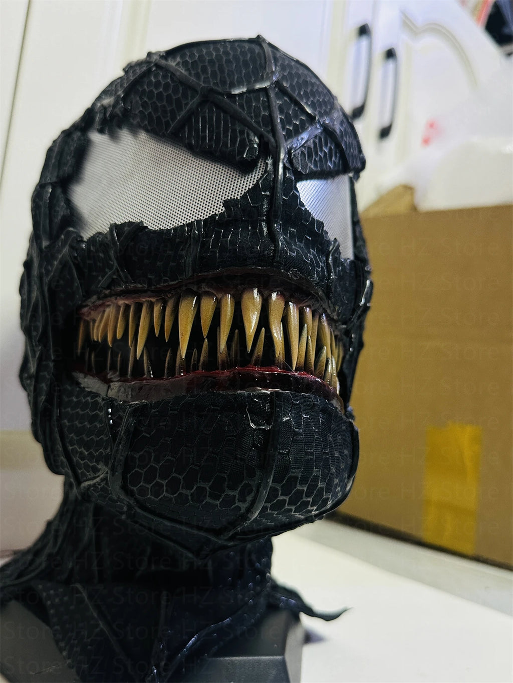 Venom 3: The Last Dance Venom Mask with Opened Mouth 1:1 Customizable Wearable Venom Helmet Movie Prop Halloween Cosplay Helmet - Big Tim's Magic Emporium