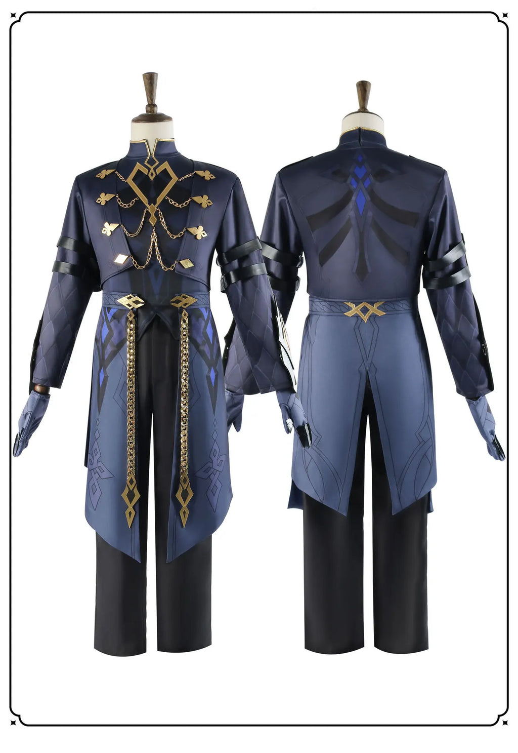 Il Capitano Cosplay Costume | Cloak, Uniform & Mask Set | Genshin Impact - Big Tim's Magic Emporium