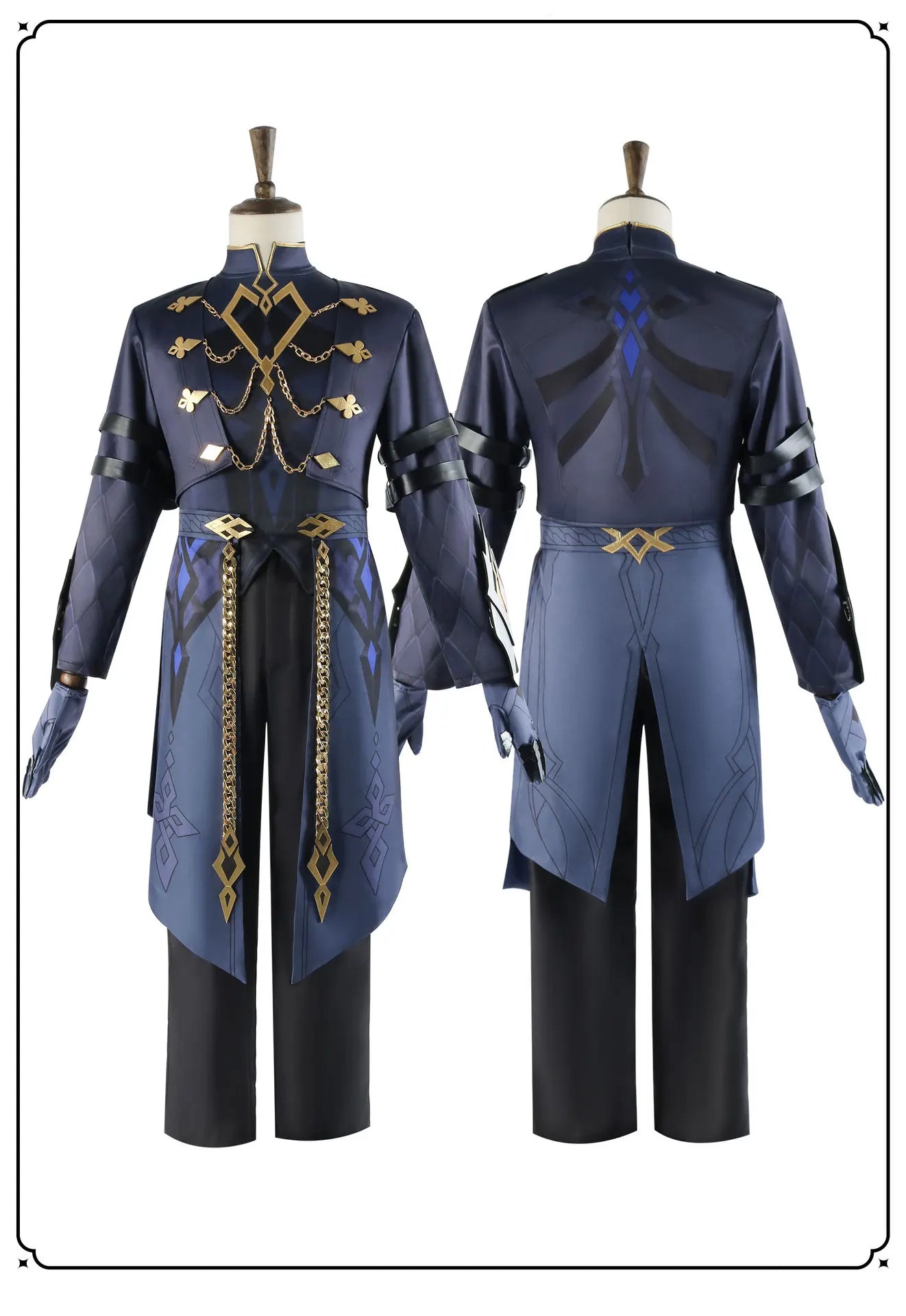 Il Capitano Cosplay Costume | Cloak, Uniform & Mask Set | Genshin Impact - Big Tim's Magic Emporium