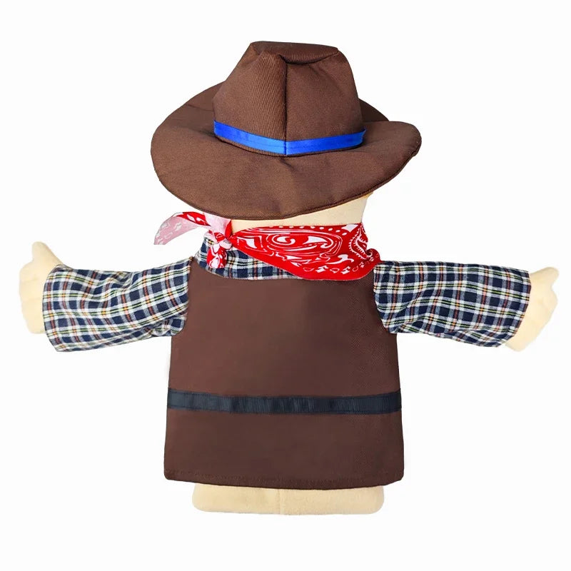 Cute Cartoon Profession Series Hand Puppet Plush Doctor Police Officer Nurse Teacher Job Puppet Ventriloquism Doll - Big Tim's Magic Emporium