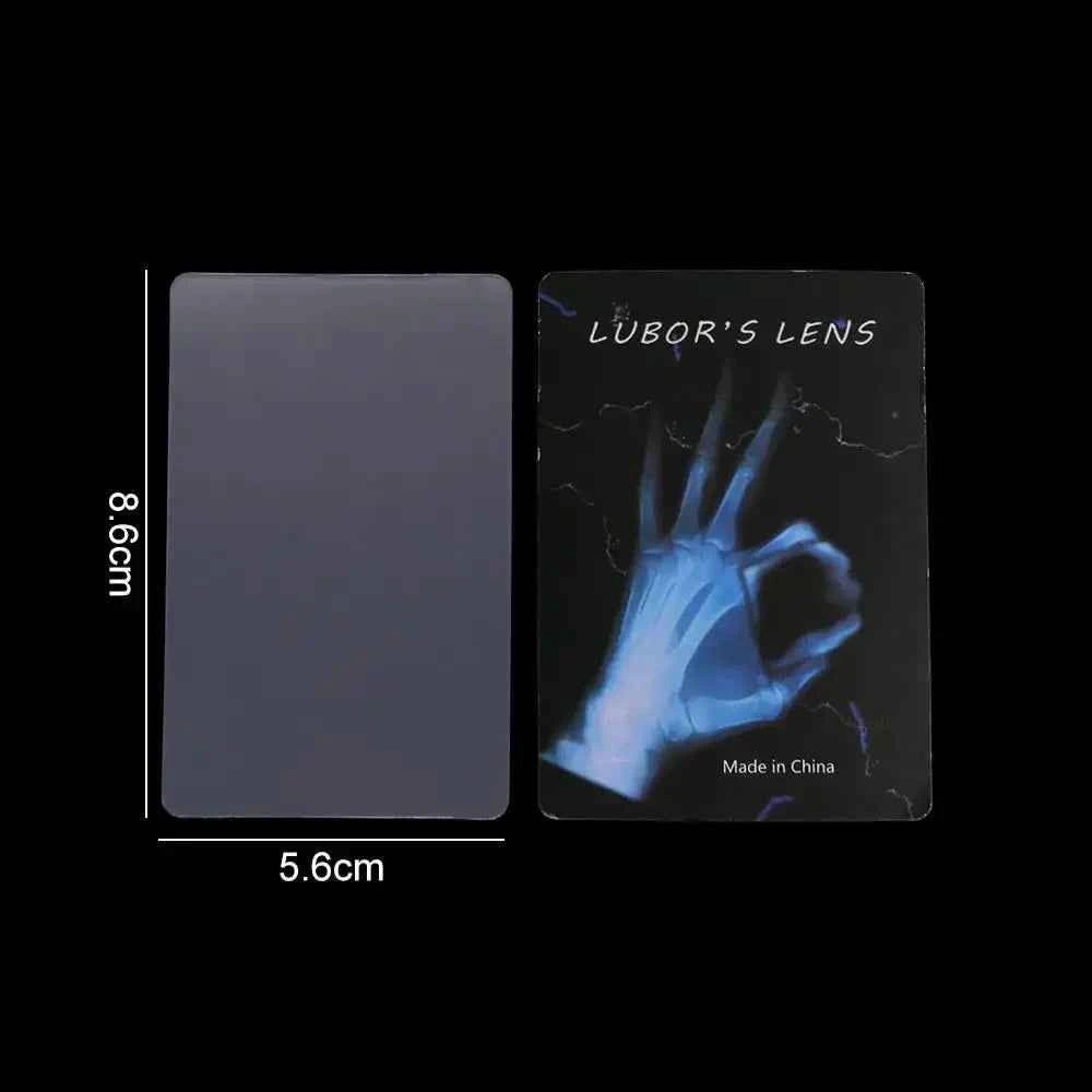 Magic Tricks Lubors Lens Twisted Pen Magic Props Card Perspective Distortion Gimmick Porp Performing Perspective Card Magic