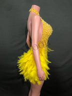 Women's Showgirl Stage Wear Costume | Performance Outfit