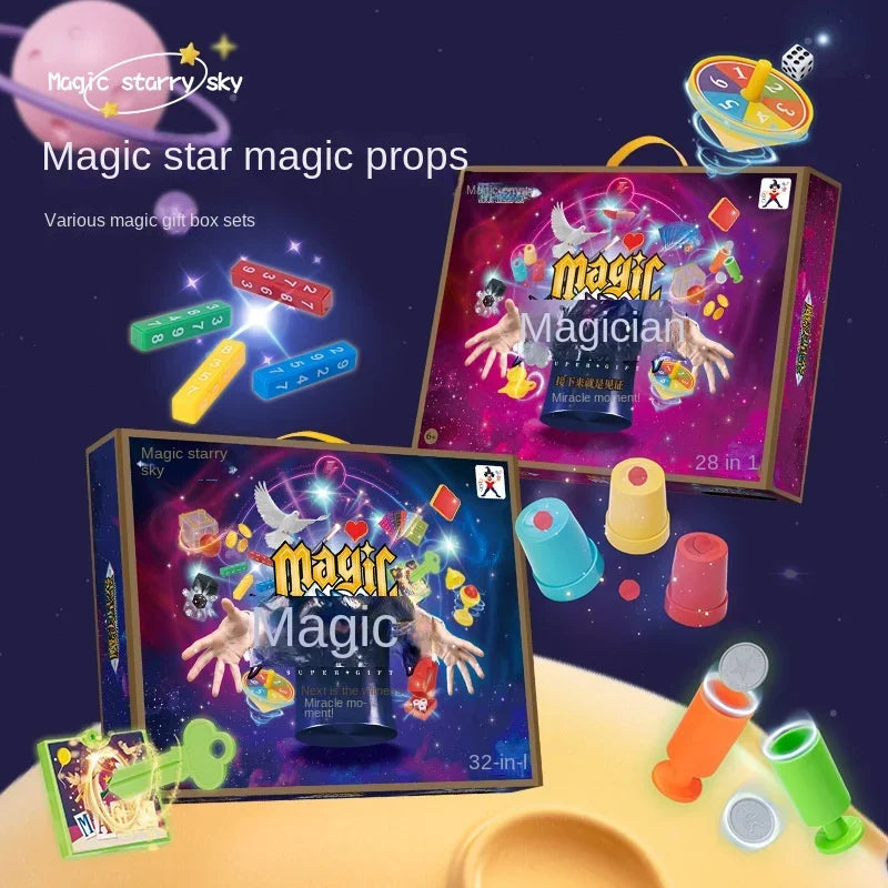 Kids Magic Trick Set – Beginner Magic Kit (24, 28, or 32 Tricks) - Big Tim's Magic Emporium
