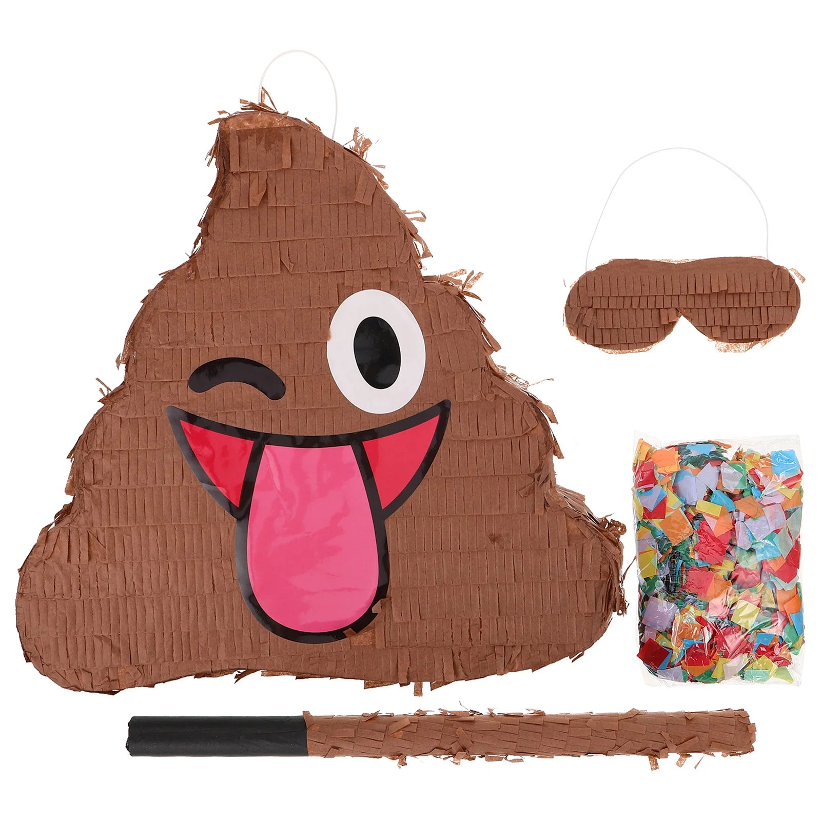 1Set Poop-Themed Pinata for Parties Birthday Party Games Fun Decoration Hanging Outdoor Indoor Prank Props Festive - Big Tim's Magic Emporium