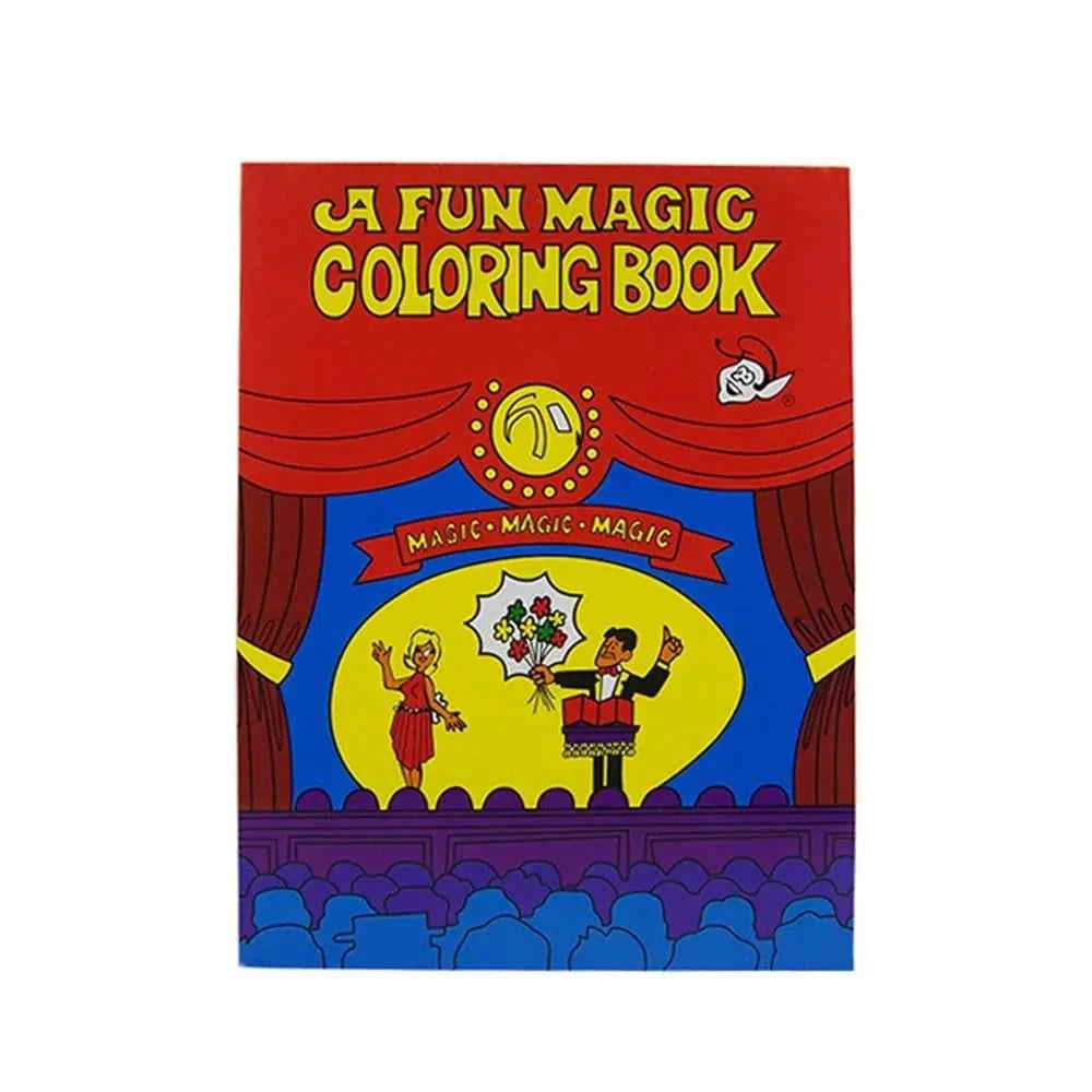 Children Teens Adults Magic Trick Book Magic Prop Magic Coloring Book Comedy Magic Classic Toys Magician Game