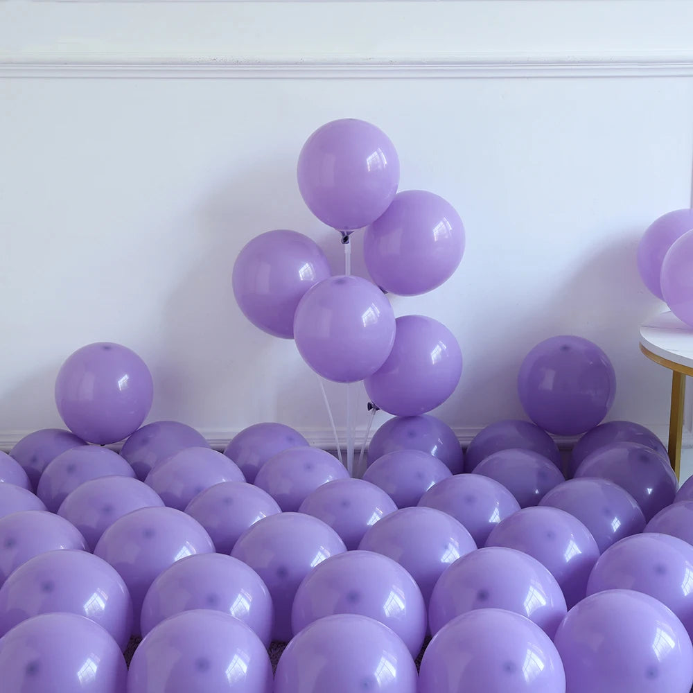 107Pcs Butterfly Daisy Balloon Garland Kit Twilight Green Purple Balloon Birthday Wedding  Party Decoration Baby Shower Supplies