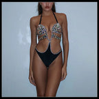 Dazzling Beaded Chest Harness & Bikini Body Jewelry Set