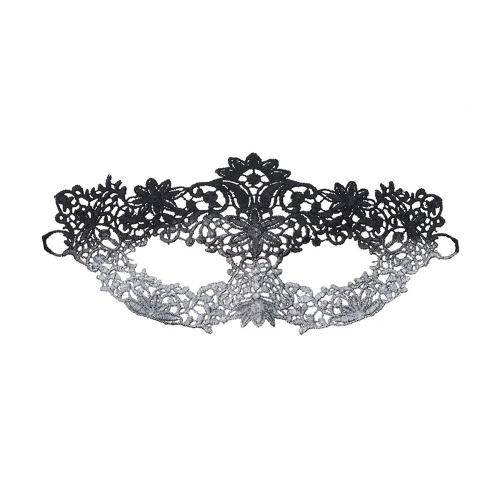 Makeup Ball Hollow Lace Face Mask With Ribbon Princess Masquerad Cosplay Prom Props Costume Female Sexy Diamonds Eye Mask