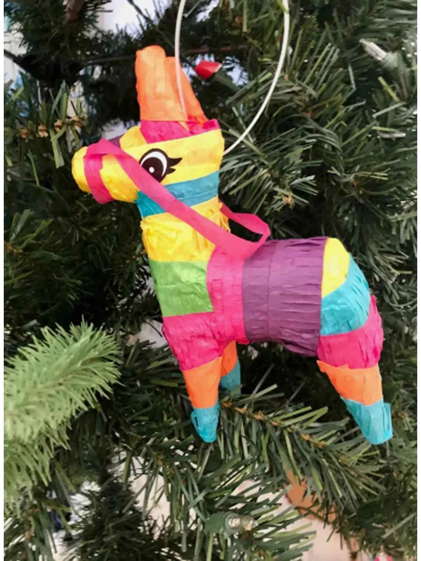 3Pack/Box Mini Donkey Pinatas Doll House Decoration Fiesta Table Centerpiece Decorations,  Cinco de Mayo party，Party Supplies