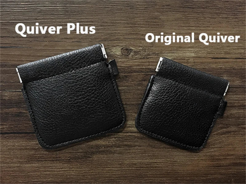 VDR Quiver Plus By Kelvin Chow (Gimmicks and Online Instructions) Close-up Magic Tricks professional Amazing Genuine Leather - Big Tim's Magic Emporium