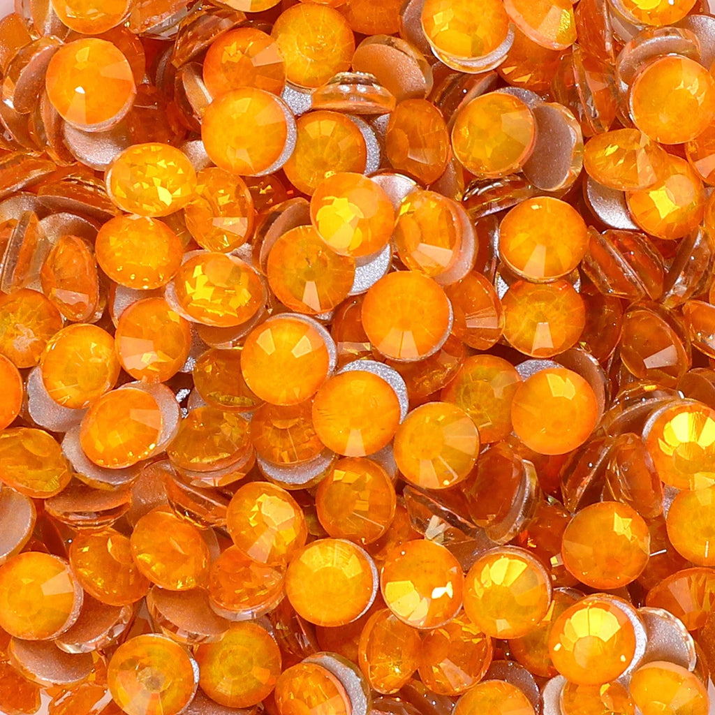Premium Glass Flatback Rhinestones Non-Hotfix Glitter Stones for Nail Art and Costume Decor