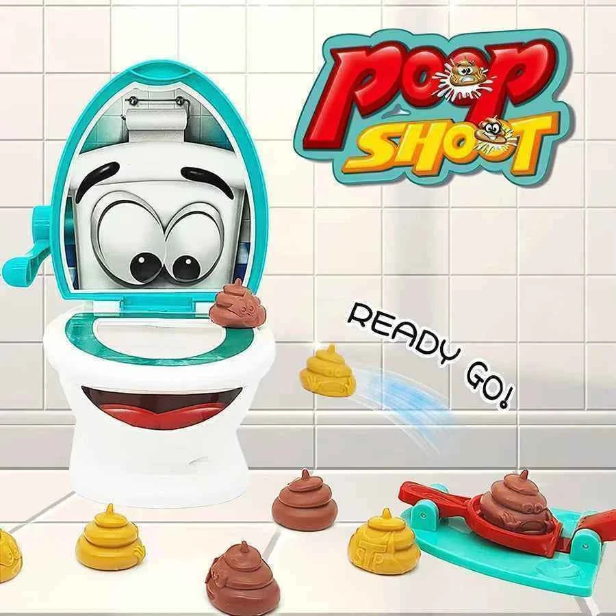 1Set child Poop Toilet Game 〔E〕Funny Toilet Trick Toy Party Game Board Games Flushing The Toilet For Kids Game Gifts〔Winter5〕