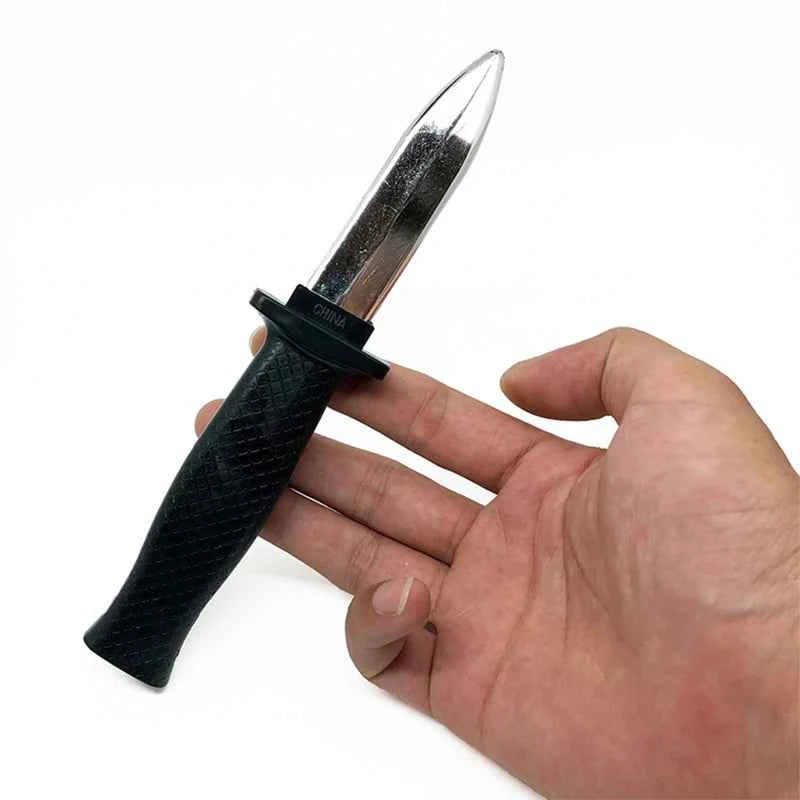 Props Toys Joke Magic Plastic Retractable Knife Joke Prank Props Knife Scary Trick Fake Dagger Funny - Big Tim's Magic Emporium