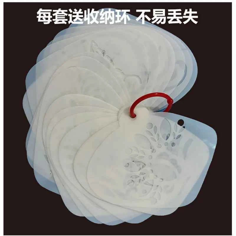 Face Paint Stencils Professional Body Art Paint Stencils Reusable For Adults Kids Easily Use Templates For Parties Makeup Tools