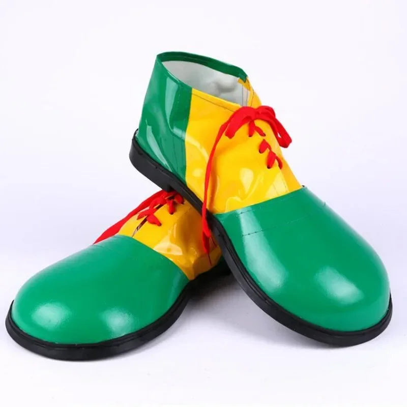 Adult Women Man Leather Clown Shoes Cosplay Props Party Costume Carnival Birthday Gift Masquerade Halloween Easter - Big Tim's Magic Emporium