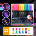 Skin Painting Face Paint For Beginners ，Human Body Graffiti,12PCS Face Paint Marker Pens DIY Drawing Soft Brush Non-toxic