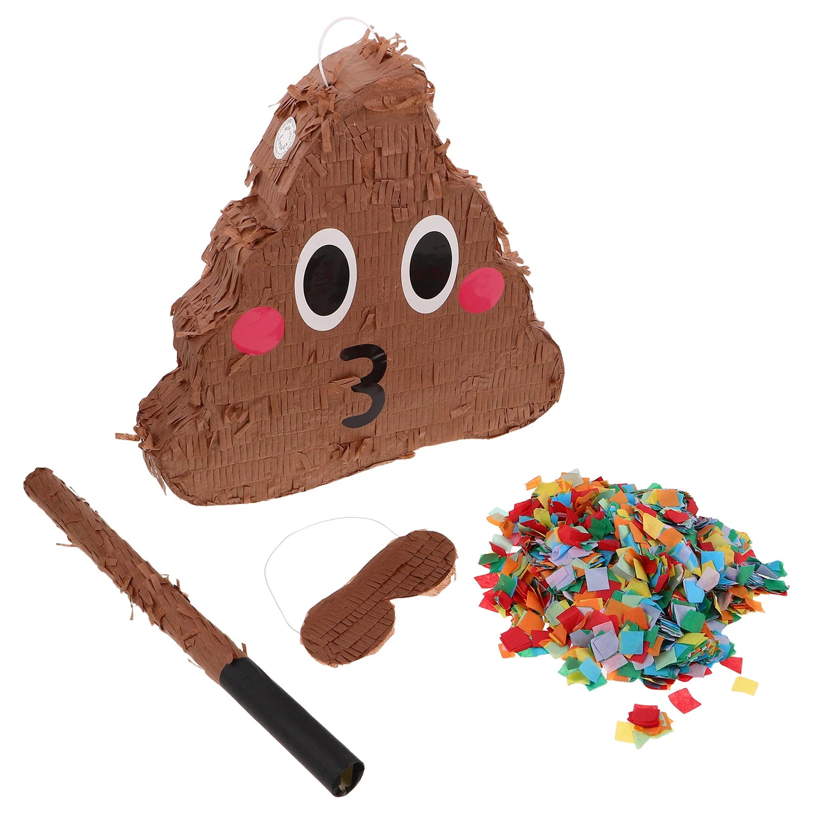 1Set Poop-Themed Pinata for Parties Birthday Party Games Fun Decoration Hanging Outdoor Indoor Prank Props Festive - Big Tim's Magic Emporium
