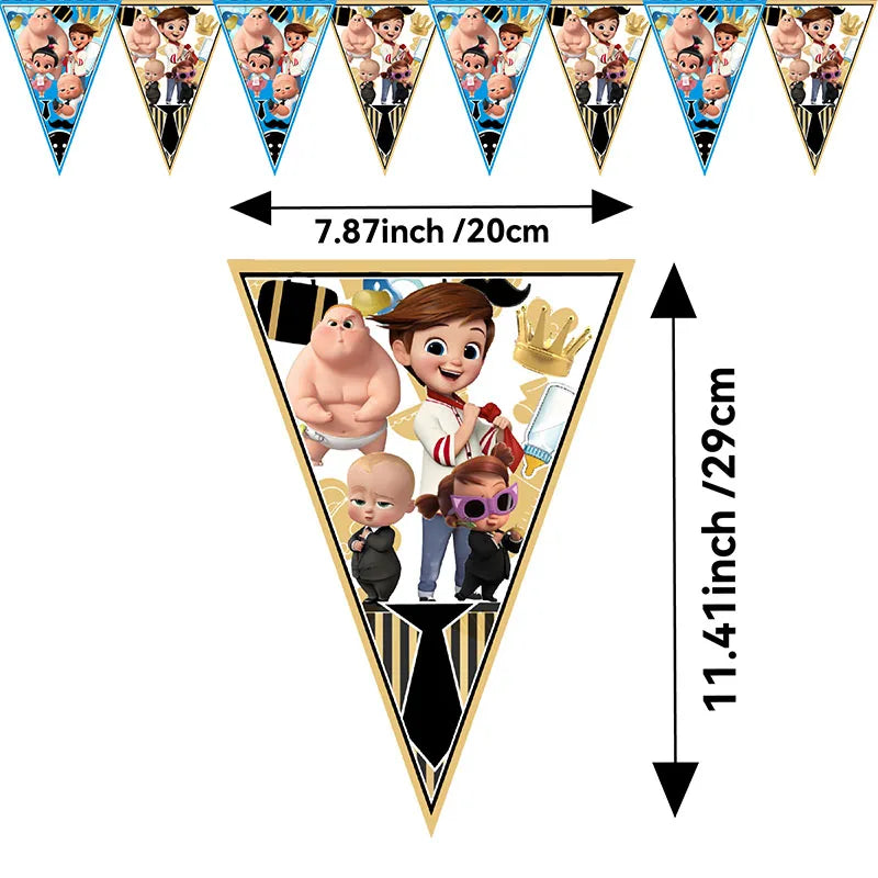 Boss Baby Theme Disposable Party Cake Topper Birthday Party Cake Topper Cake Park Party Decoration Baby Shower Party Supplies - Big Tim's Magic Emporium