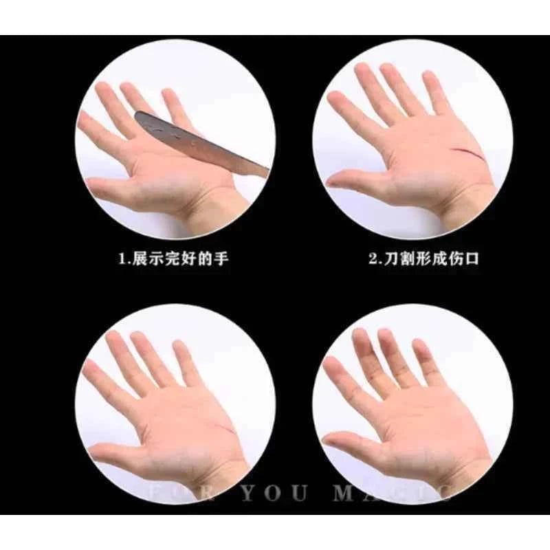 Cut 2.0 By Ran Pink Gimmicks Illusions Close Up Magic Tricks Stage Magia Props Professional Magician Cut Restore Magic Games Fun