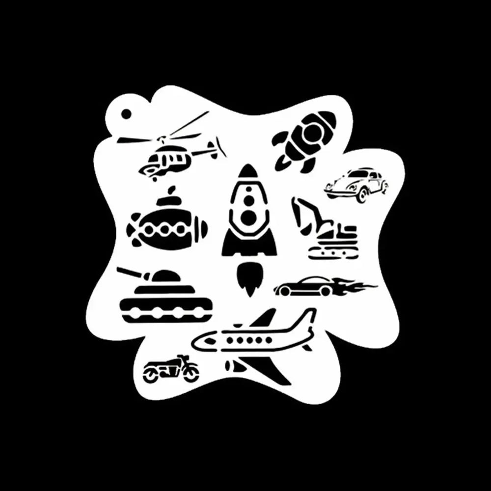 Face Paint Stencils Professional Body Art Paint Stencils Reusable for Adults Kids Easily Use Templates for Parties Makeup Tools