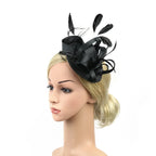Women’s Feather Fascinator Hairband for Derby, Tea Parties & Events