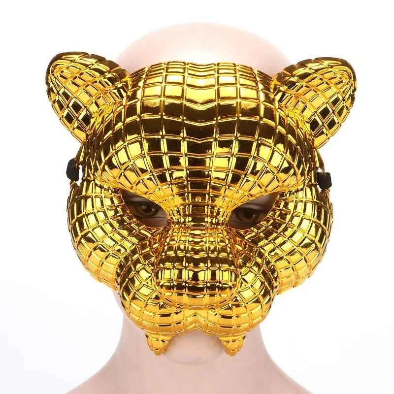 Animal Mask Tiger Lion Costume Stage Performance Props COSPLAY Halloween Costume Accessories Add Mystery