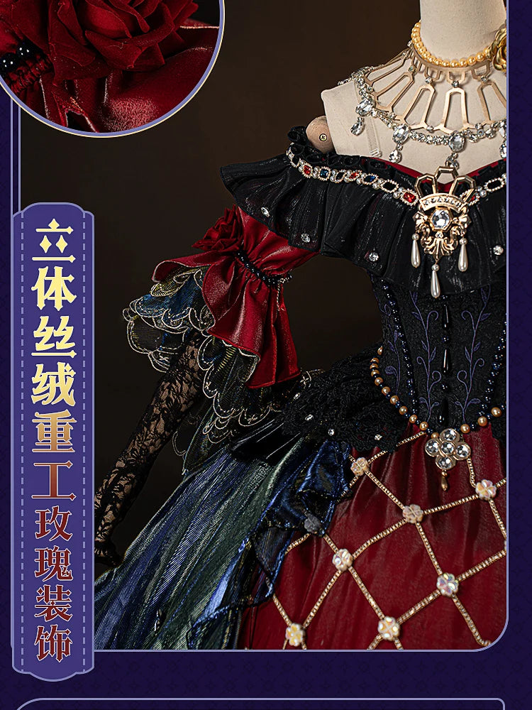 Mary‌ Cosplay Costume for Halloween Christmas Comic Exhibition Game Identity V Bloody Cute Woman S-XXL New Red Dress IN STOCK - Big Tim's Magic Emporium