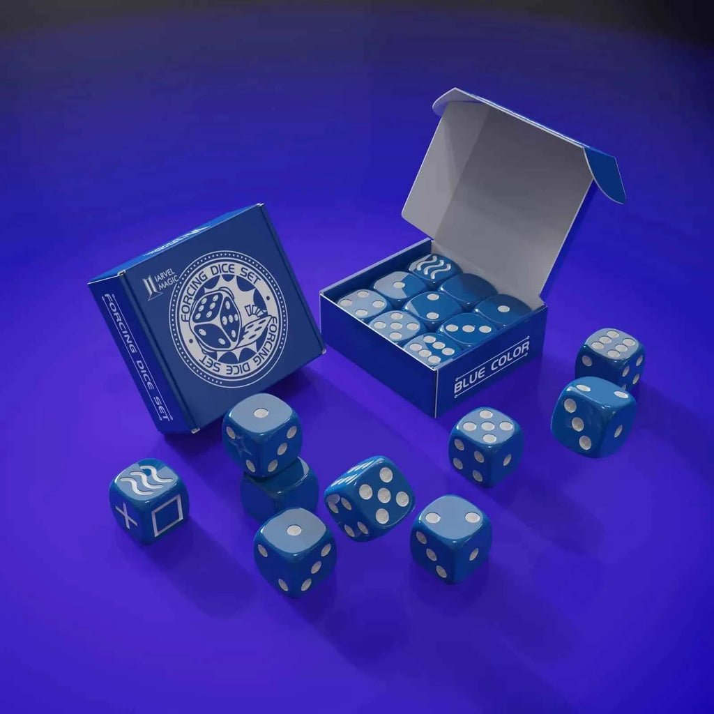 Forcing Dice Set (8 Colors,No Instructions) Magic Tricks Force a Number Magia Close Up Parlor Illusions Gimmicks Mentalism Props