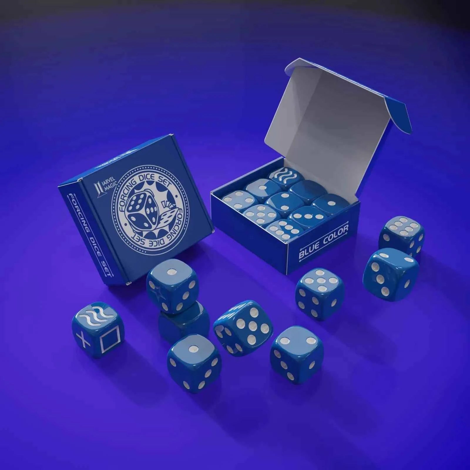 Forcing Dice Set (8 Colors,No Instructions) Magic Tricks Force a Number Magia Close Up Parlor Illusions Gimmicks Mentalism Props