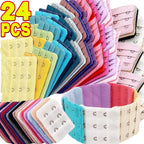 Soft Elastic Bra Extender Strap Sets (2, 3, & 4 Hook Options)