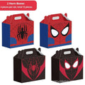 New Spider Man Cartoon Party Gift Box Handle Spider Web Printed Candy Gift Packaging Festival Party