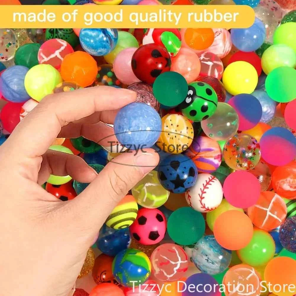 10/20PCS Bouncing Ball Toys Party Favors Birthday Gift Guests Doll Machine Accessory Children's Playground Water Buoyancy Ball