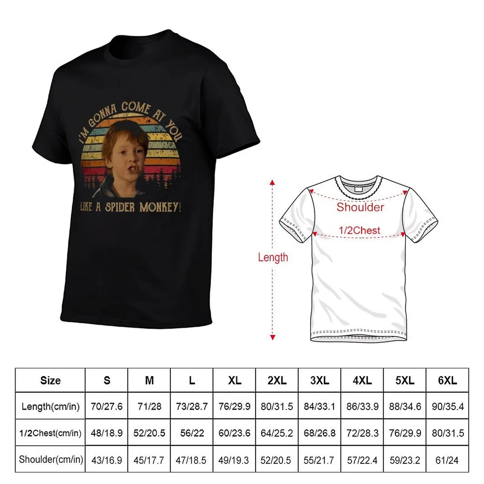 Funny Gift I'M Gonna Come At You Like A Spider Monkey Gift For Fans T-Shirt funny t shirts dark humor T-Shirt - Big Tim's Magic Emporium