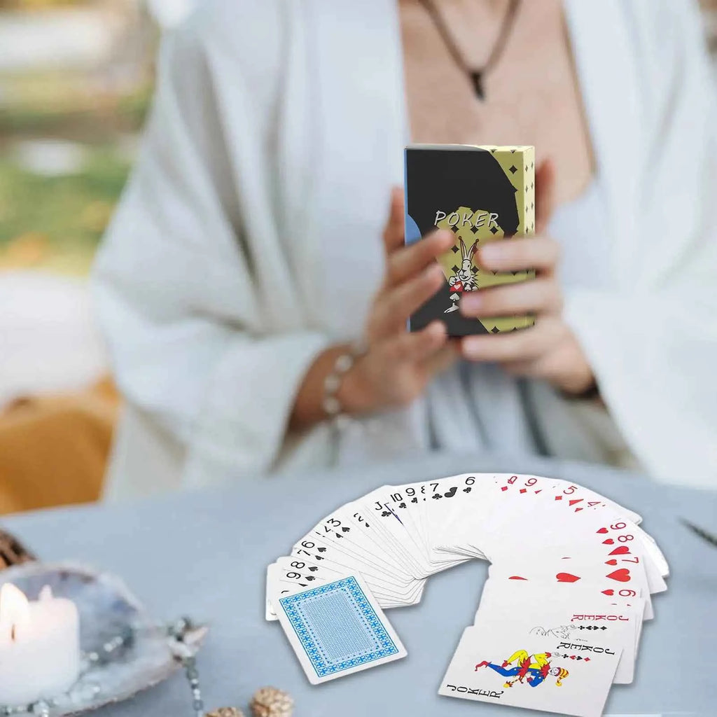 Deck Cards for Trick Beginners Deck Trick Poker Props Collectible Entertainment Poker Stage Performance Props with Instruction
