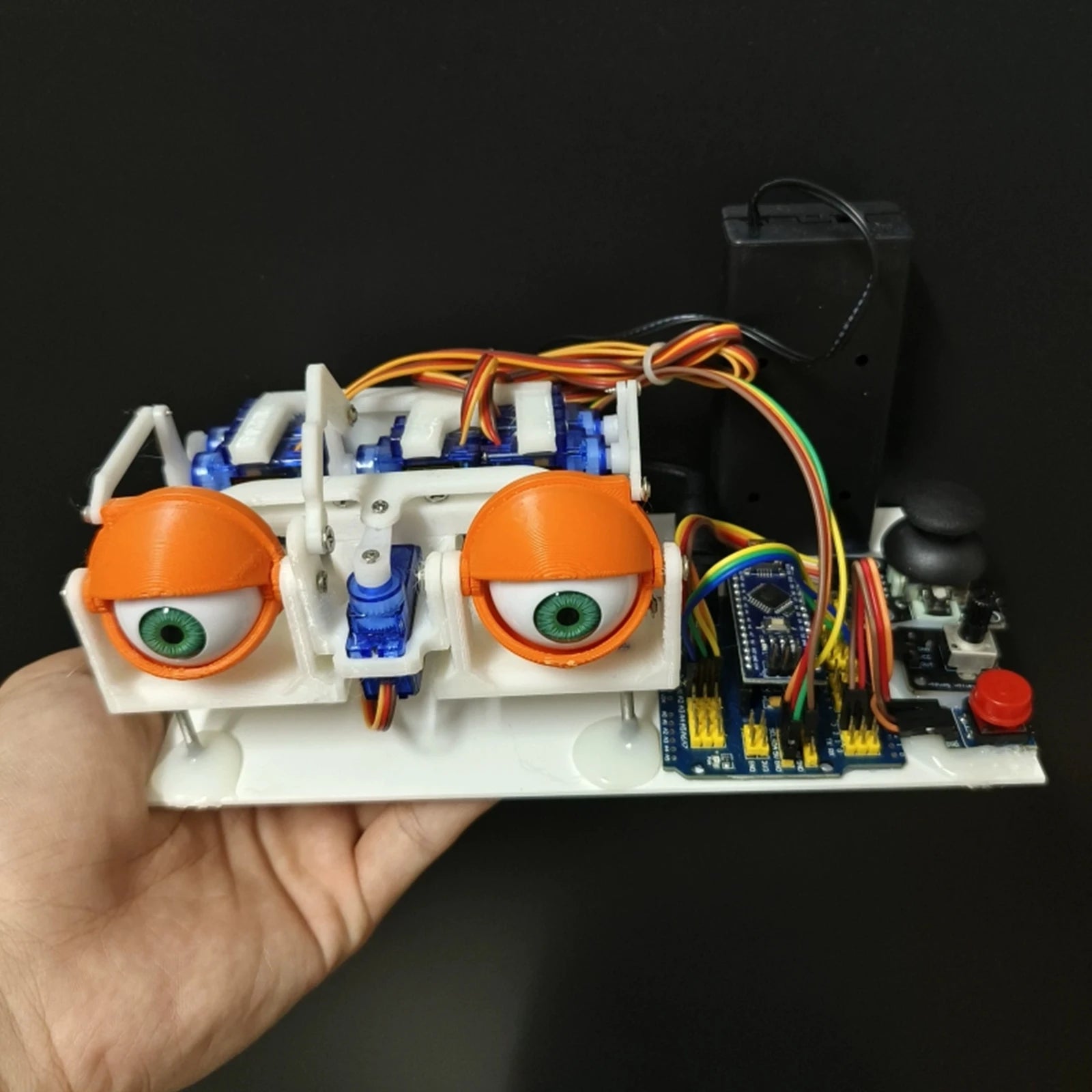 Animatronic Eyes DIY Kit for Arduino Bionic Robot SG90 Servo Joystick Control Electronic Module