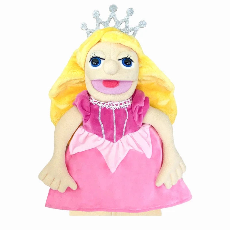 Cute Cartoon Profession Series Hand Puppet Plush Doctor Police Officer Nurse Teacher Job Puppet Ventriloquism Doll - Big Tim's Magic Emporium