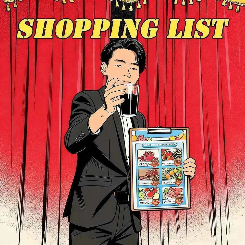 Shopping List Magic Tricks Comedy Menu With Locking Gimmick Magia Funny Stage Party Production Illusions Mentalism Props